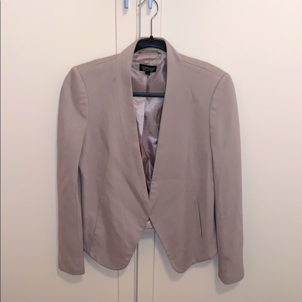 Top shop open front blazer